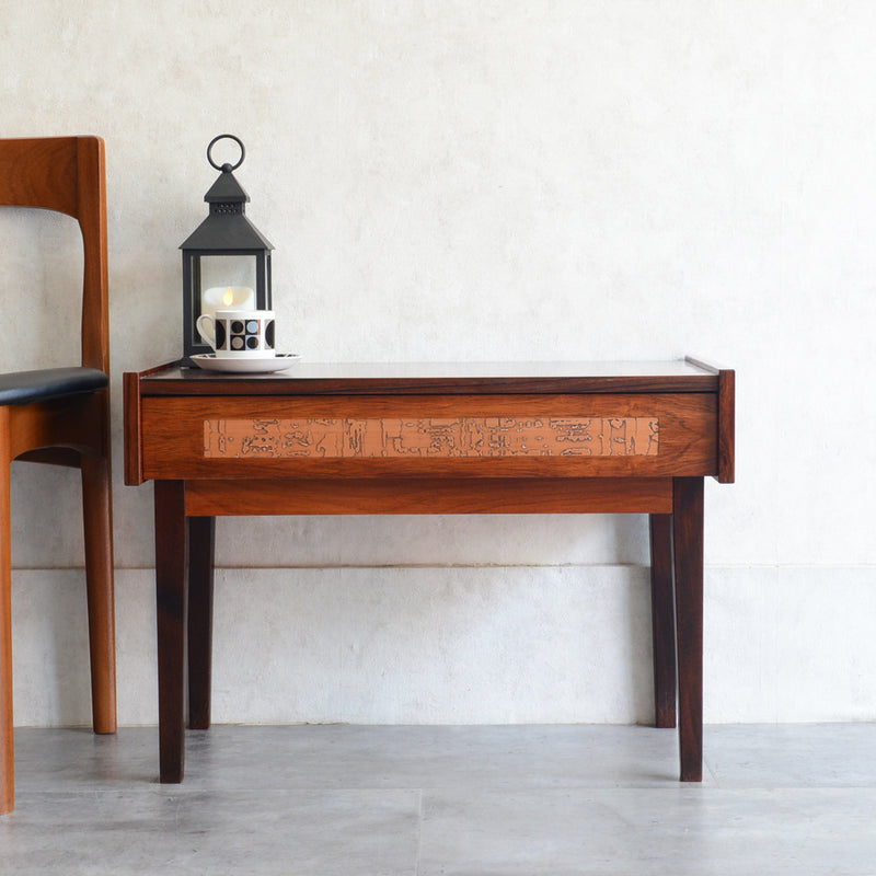 デンマーク ヴィンテージ  ローズウッド１段チェスト3-42