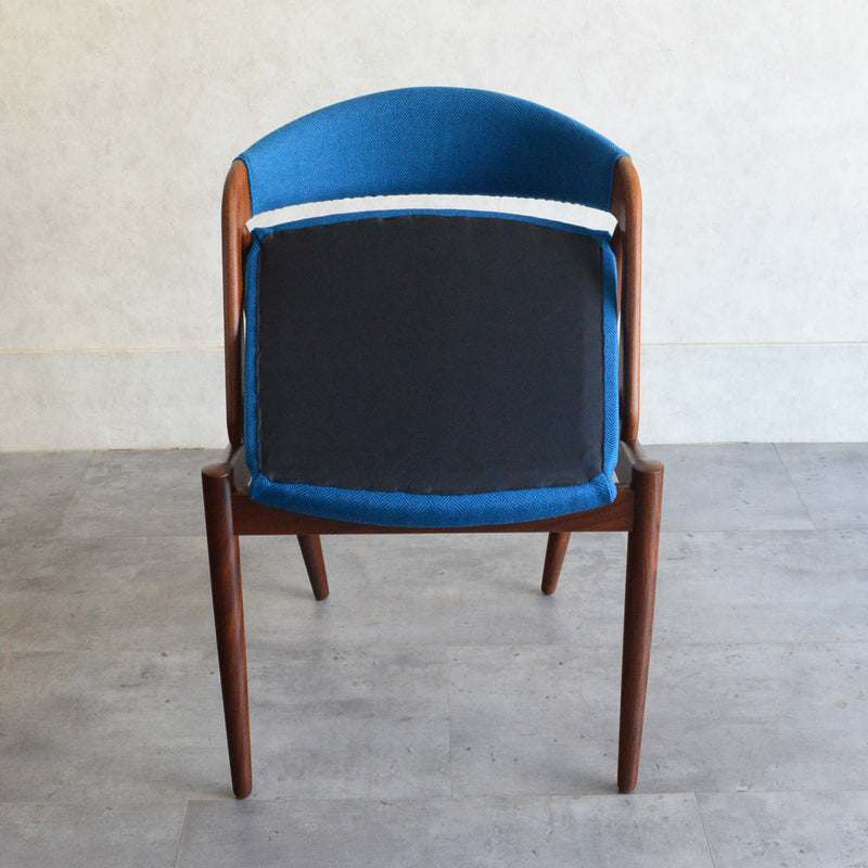 デンマークヴィンテージ Kai Kristiansen カイクリスチャンセン NV31チェア 5-49(張替済ブルー）