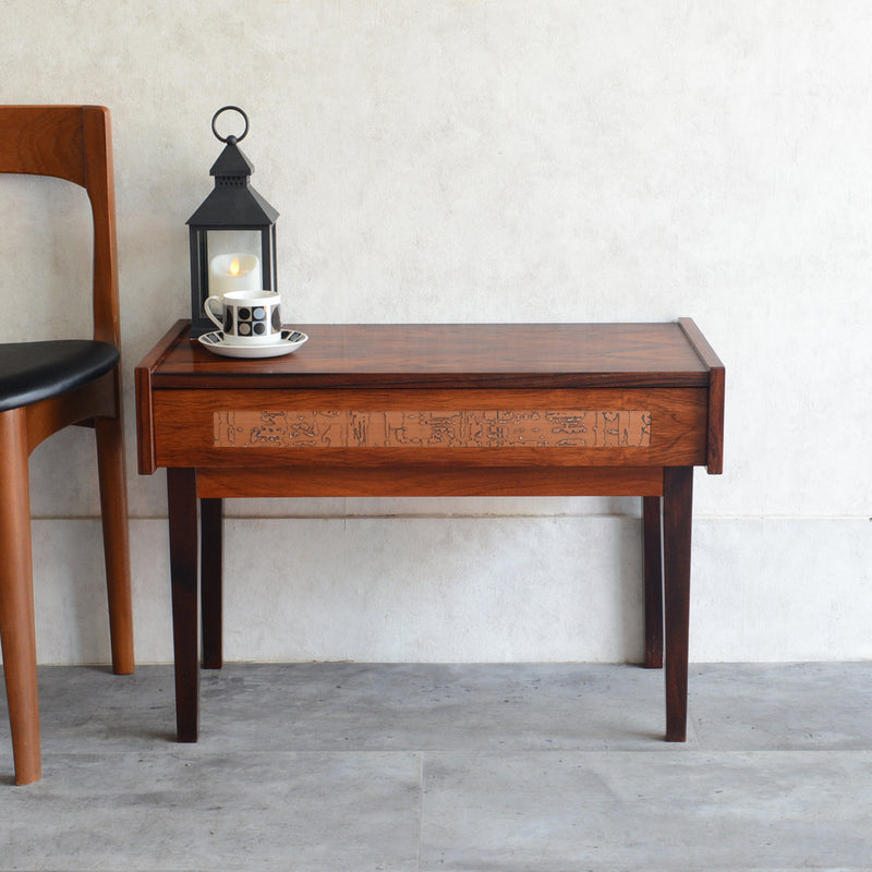 デンマーク ヴィンテージ  ローズウッド１段チェスト3-42