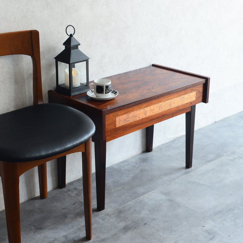 デンマーク ヴィンテージ  ローズウッド１段チェスト3-42