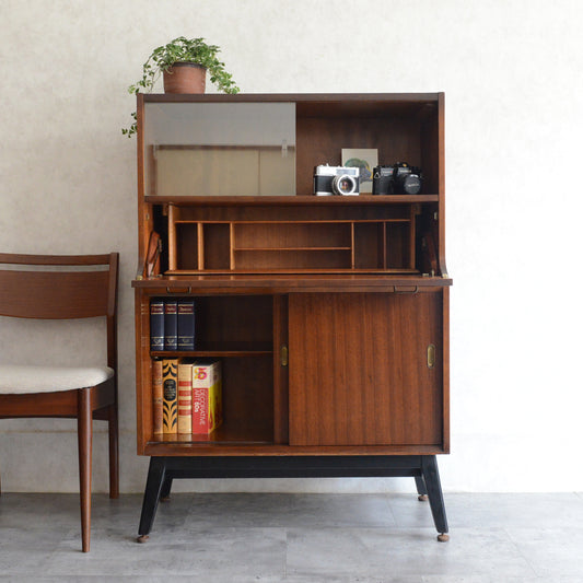 Beautility ビューティリティ ガラスキャビネット90(ビューロー付）