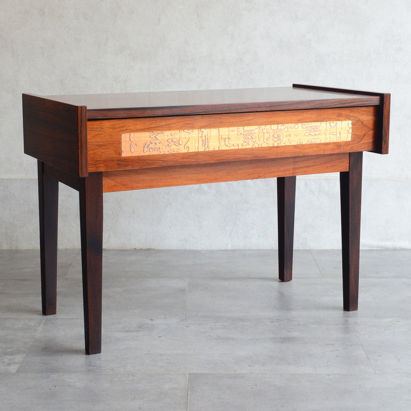 デンマーク ヴィンテージ  ローズウッド１段チェスト3-42