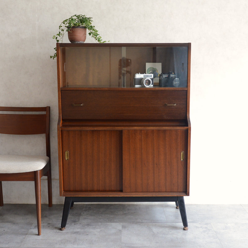 Beautility ビューティリティ ガラスキャビネット90(ビューロー付）
