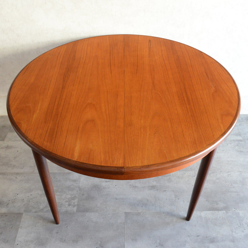 G-PLAN ジープラン  エクステンション ラウンドテーブル 95 (天板剥離再塗装）