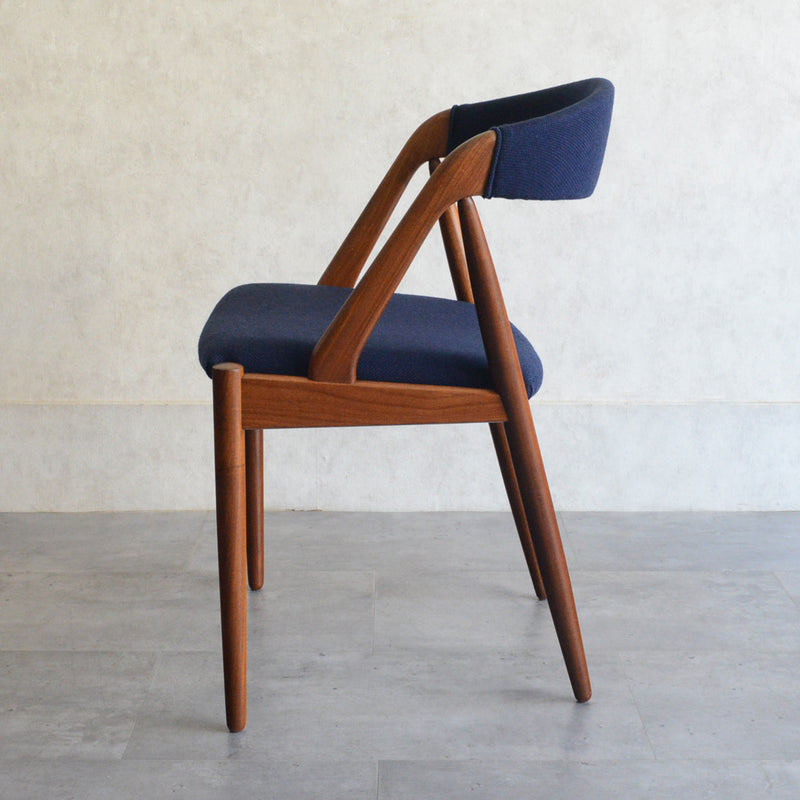 デンマークヴィンテージ Kai Kristiansen カイクリスチャンセン NV31チェア 5-50(張替済ネイビー）