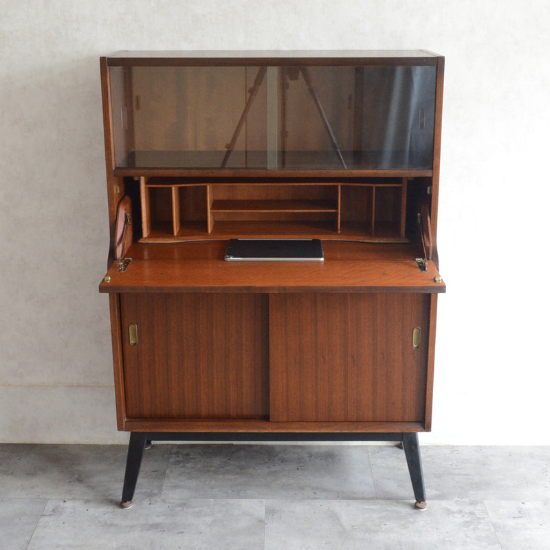 Beautility ビューティリティ ガラスキャビネット90(ビューロー付）