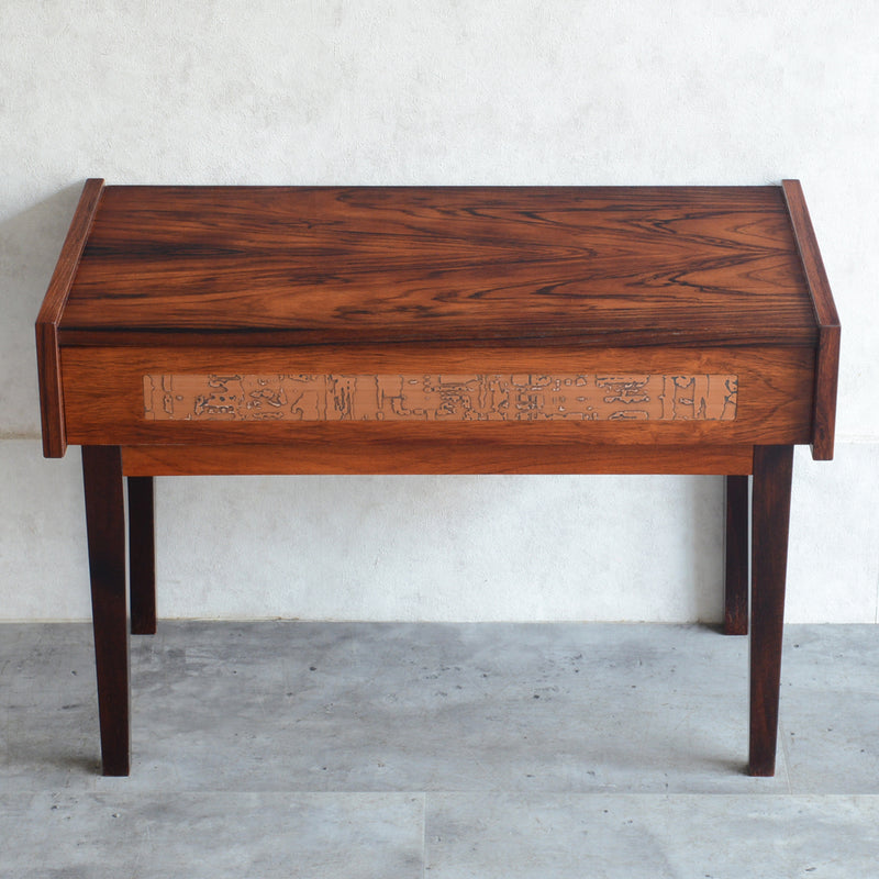 デンマーク ヴィンテージ  ローズウッド１段チェスト3-42