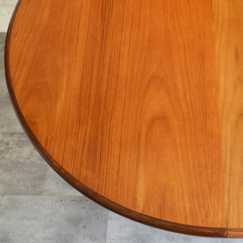 G-PLAN ジープラン  エクステンション ラウンドテーブル 95 (天板剥離再塗装）