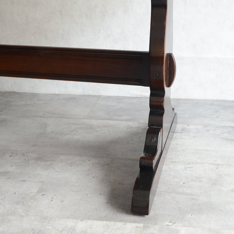 ERCOL アーコール バイカラー レクタングルテーブル 01（天板剥離再塗装済）