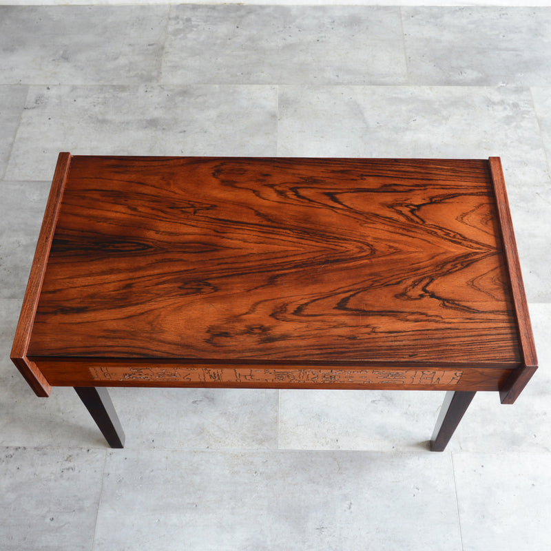 デンマーク ヴィンテージ  ローズウッド１段チェスト3-42