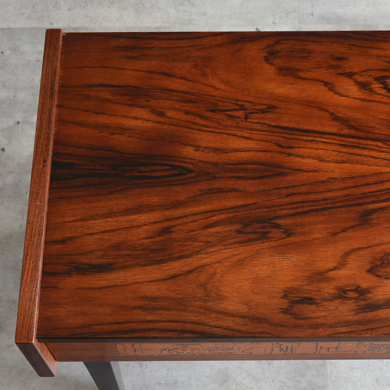 デンマーク ヴィンテージ  ローズウッド１段チェスト3-42