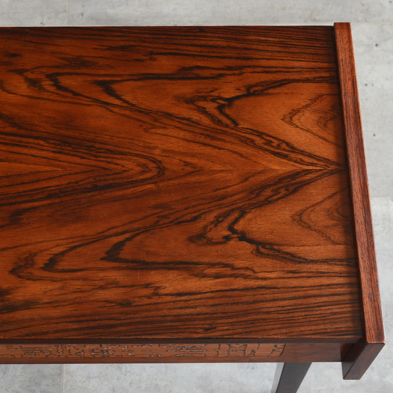 デンマーク ヴィンテージ  ローズウッド１段チェスト3-42