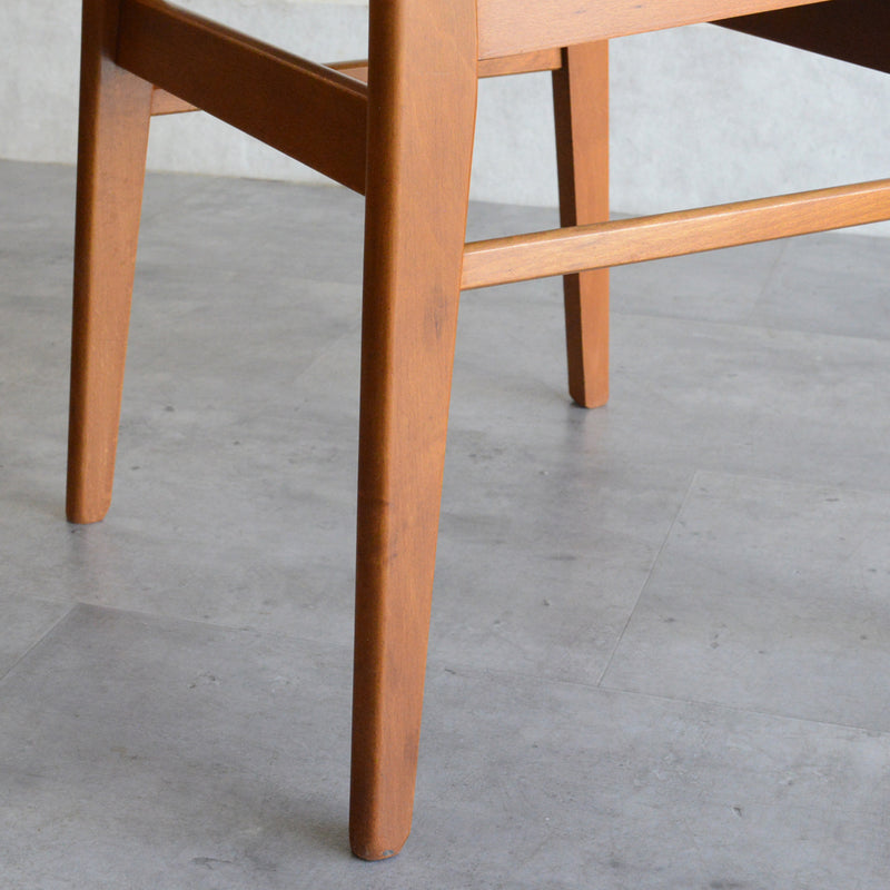 ダイニングチェア(張替済・グレージュヘリンボーン)