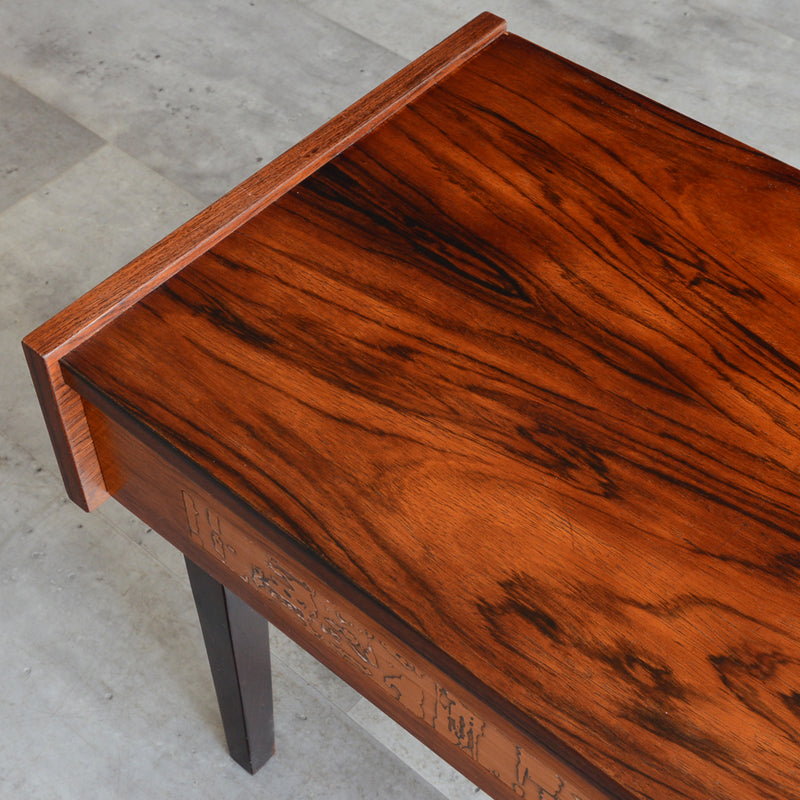 デンマーク ヴィンテージ  ローズウッド１段チェスト3-42