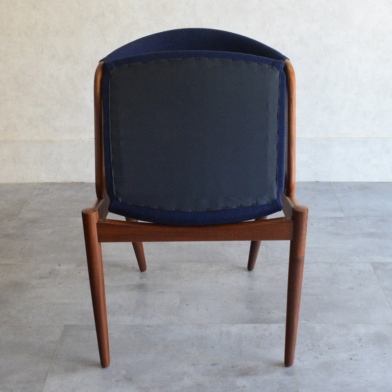 デンマークヴィンテージ Kai Kristiansen カイクリスチャンセン NV31チェア 5-50(張替済ネイビー）