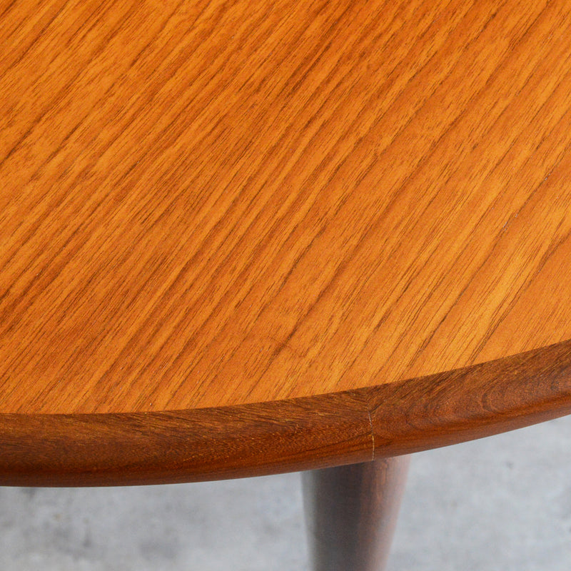 G-PLAN ジープラン  エクステンション ラウンドテーブル 95 (天板剥離再塗装）