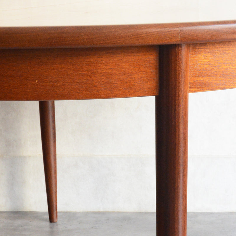 G-PLAN ジープラン  エクステンション ラウンドテーブル 95 (天板剥離再塗装）