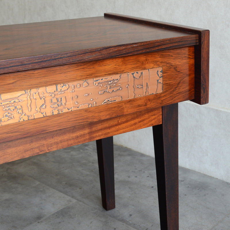 デンマーク ヴィンテージ  ローズウッド１段チェスト3-42