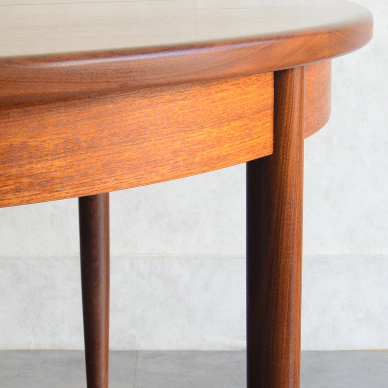 G-PLAN ジープラン  エクステンション ラウンドテーブル 95 (天板剥離再塗装）