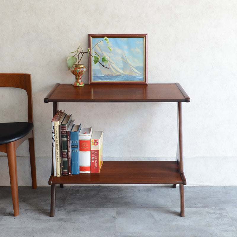 オランダ ヴィンテージ  WéBé チークサイドテーブル