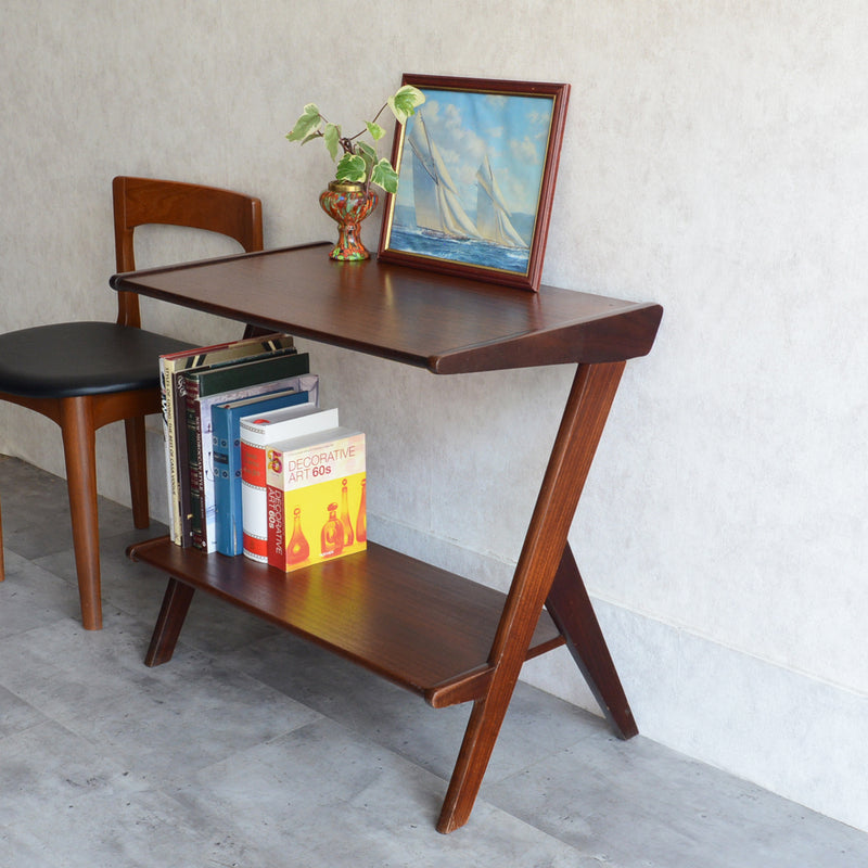 オランダ ヴィンテージ  WéBé チークサイドテーブル