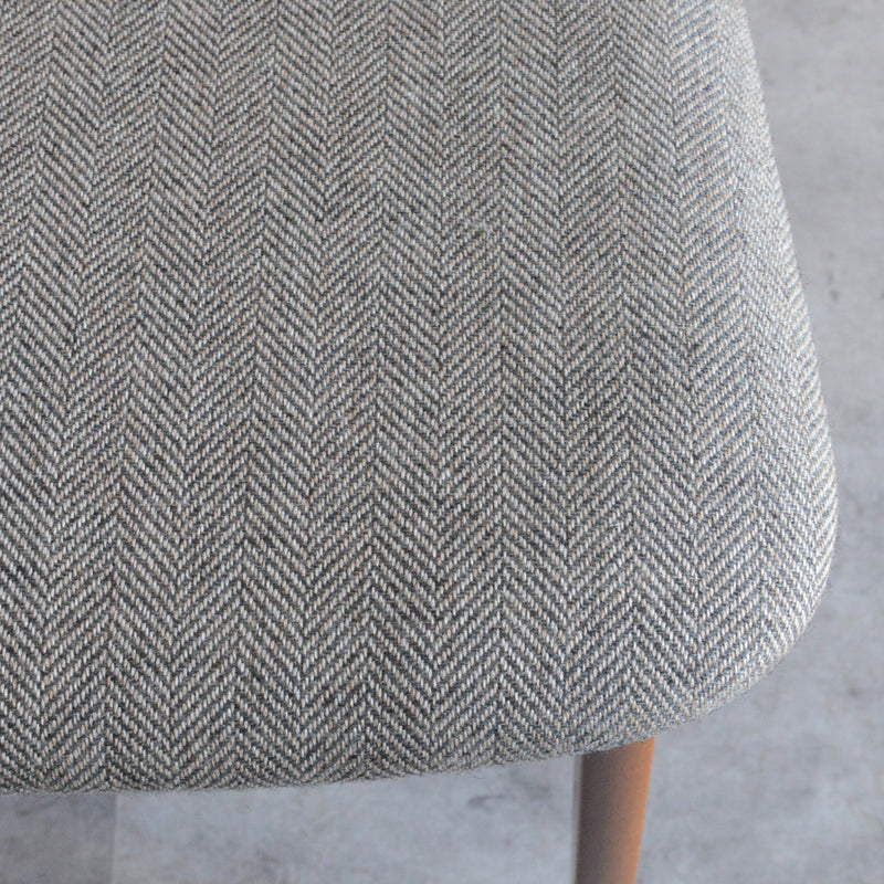 デンマークヴィンテージ ダイニングチェア 3-55(張替済・グレージュヘリンボーン)