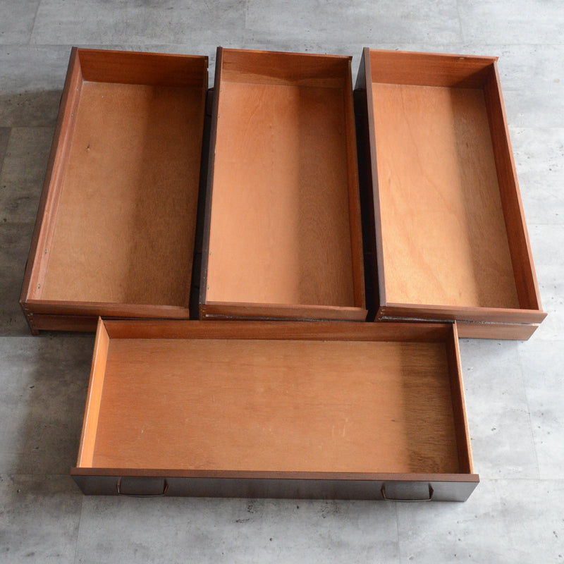 60S ヴィンテージ  オーク4段チェスト