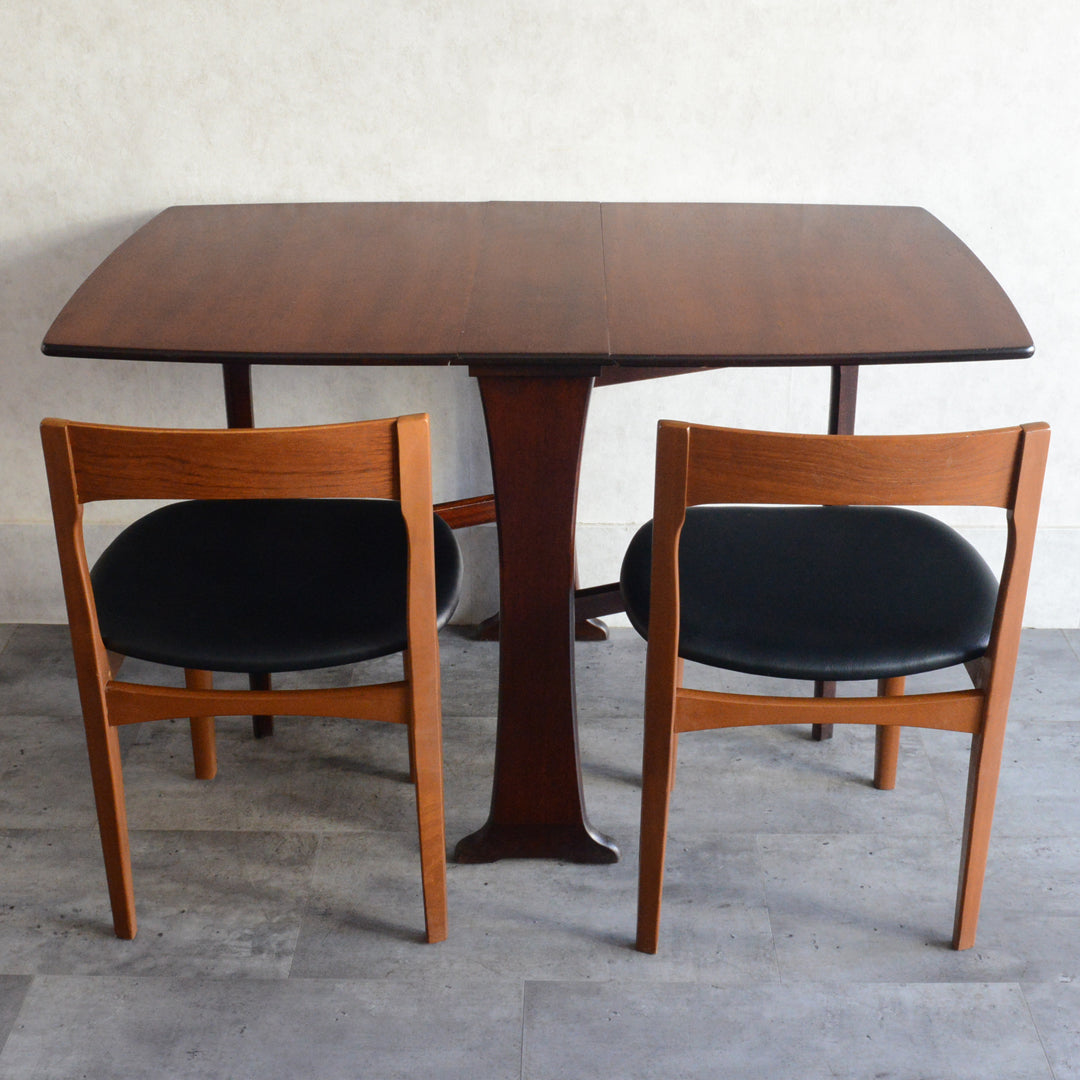 ミッドセンチュリー ヴィンテージ　ゲートレッグ  ダイニングテーブル 29(天板剝離再塗装済）