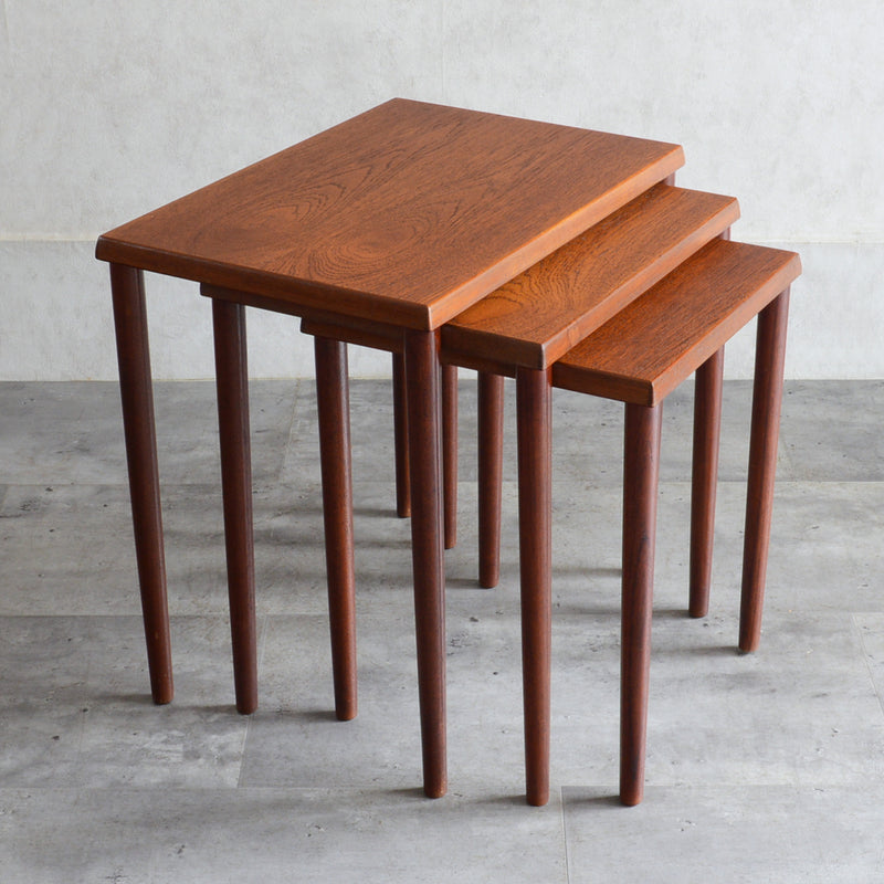 60S チーク ネストテーブル 03
