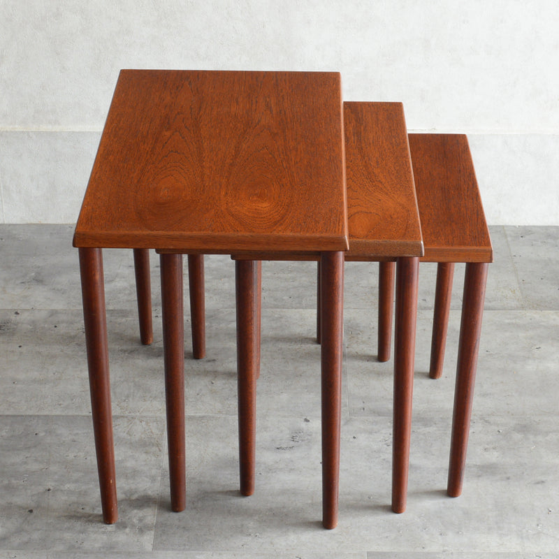 60S チーク ネストテーブル 03