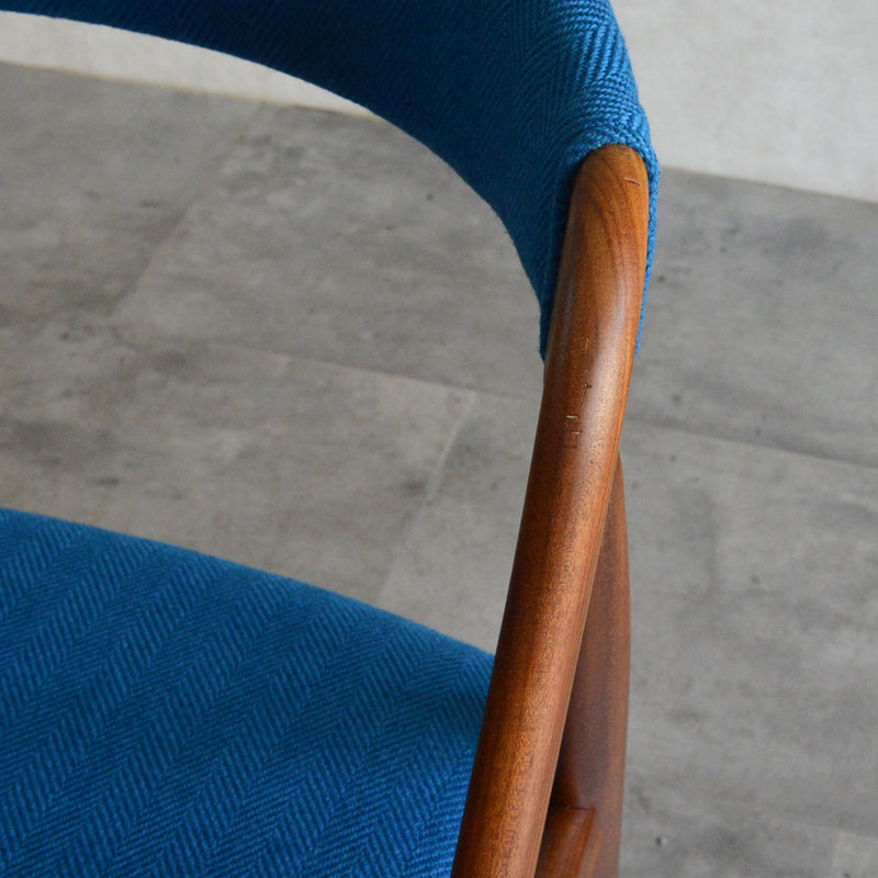 デンマークヴィンテージ Kai Kristiansen カイクリスチャンセン NV31チェア 5-51(張替済ブルー）