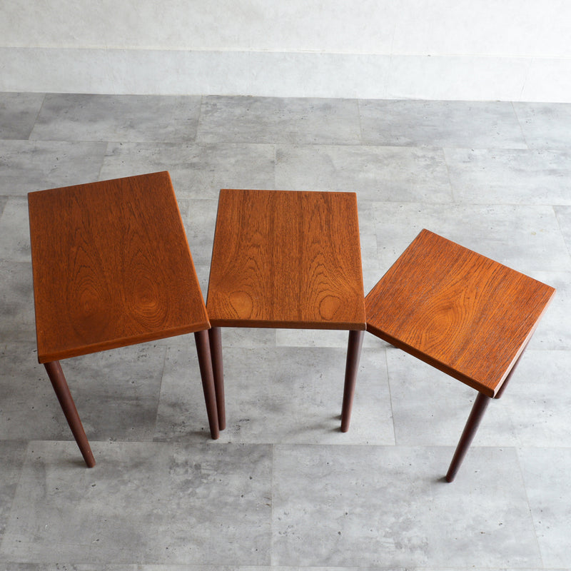 60S チーク ネストテーブル 03