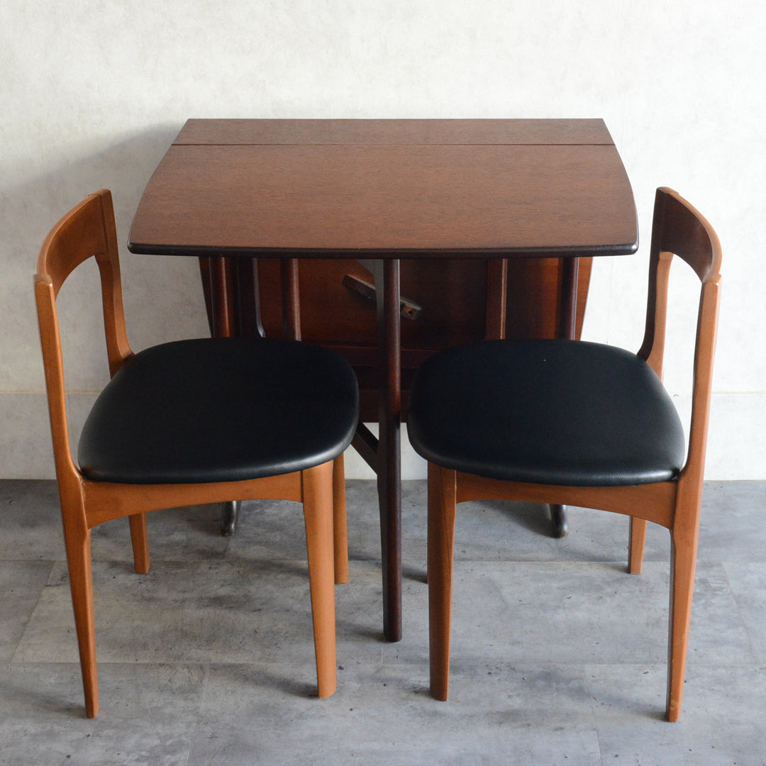 ミッドセンチュリー ヴィンテージ　ゲートレッグ  ダイニングテーブル 29(天板剝離再塗装済）