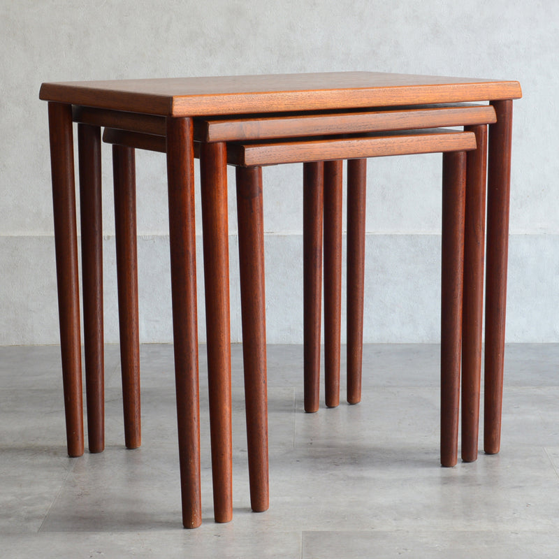 60S チーク ネストテーブル 03