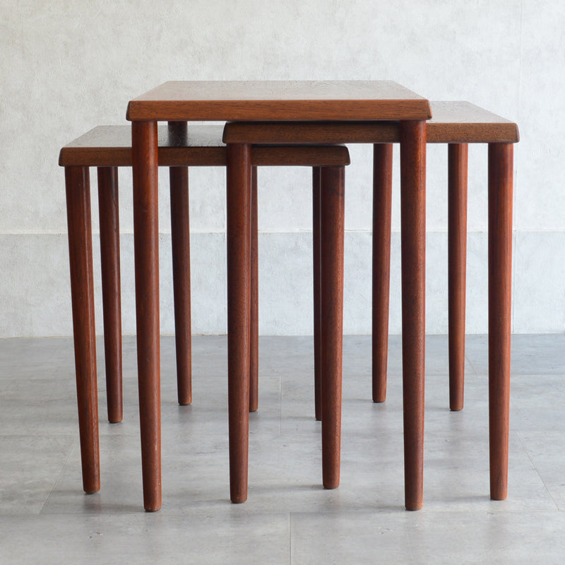 60S チーク ネストテーブル 03