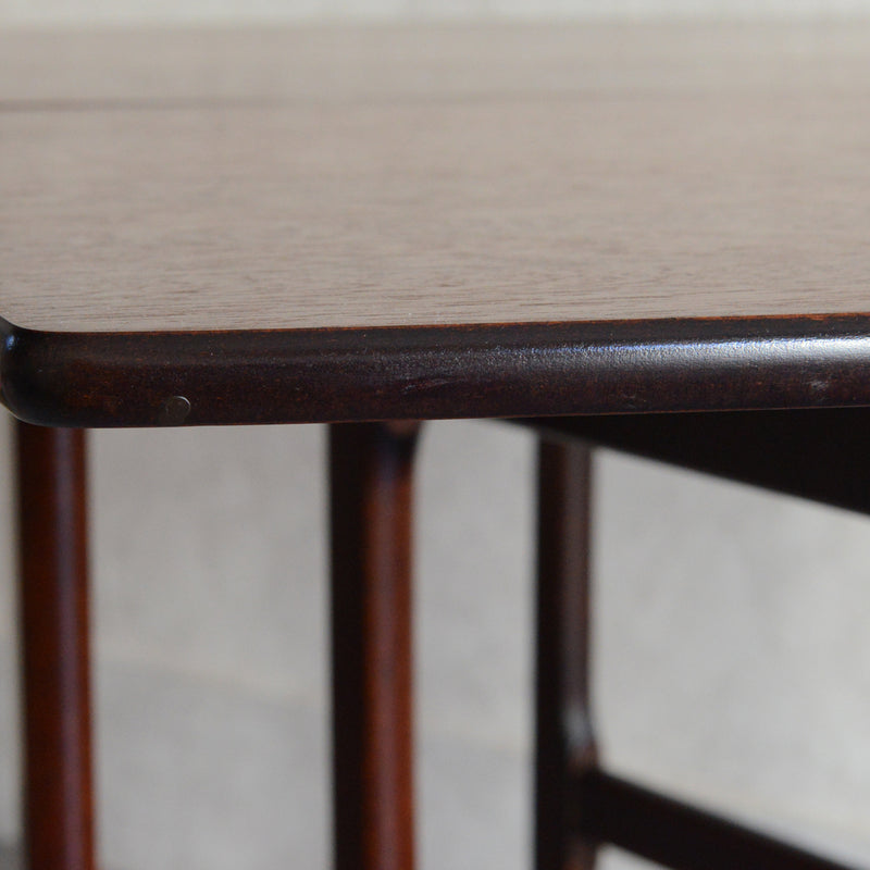 ミッドセンチュリー ヴィンテージ　ゲートレッグ  ダイニングテーブル 29(天板剝離再塗装済）