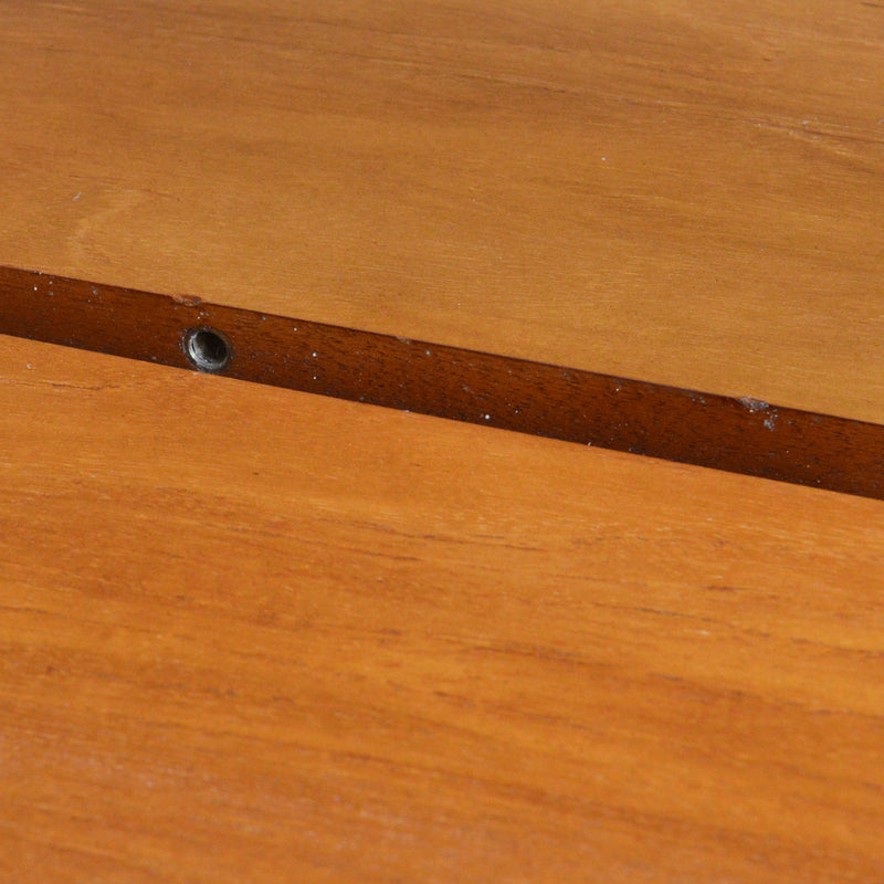 Ｔ様見学予約商品　Jentique コンパクト エクステンション ラウンドテーブル12(天板剥離再塗装済)