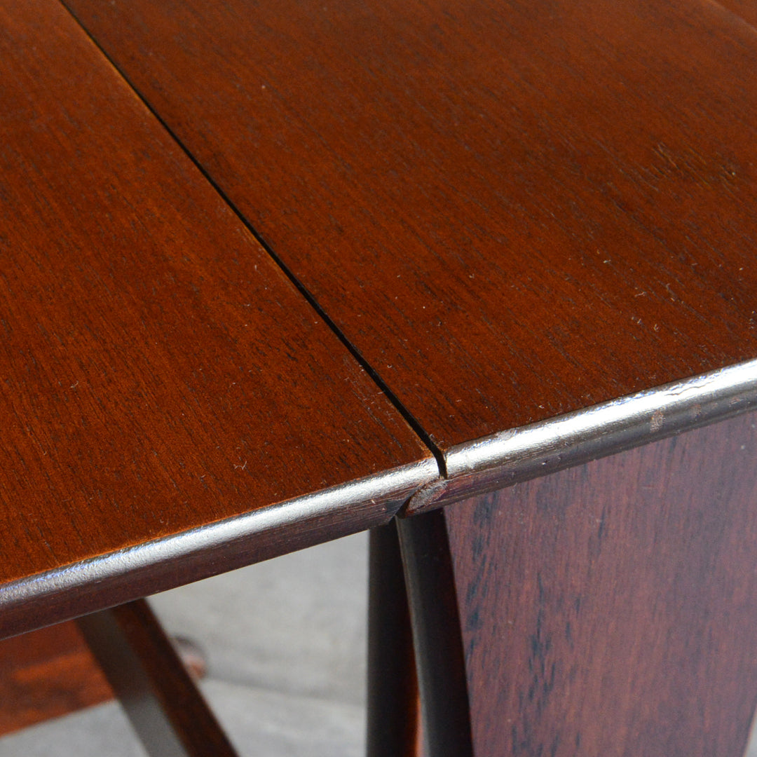 ミッドセンチュリー ヴィンテージ　ゲートレッグ  ダイニングテーブル 29(天板剝離再塗装済）