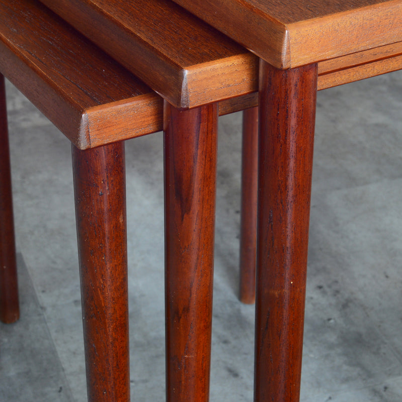 60S チーク ネストテーブル 03