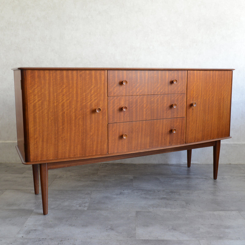 60S イギリス ヴィンテージ ショートサイドボード 49 (天板剝離再塗装済）