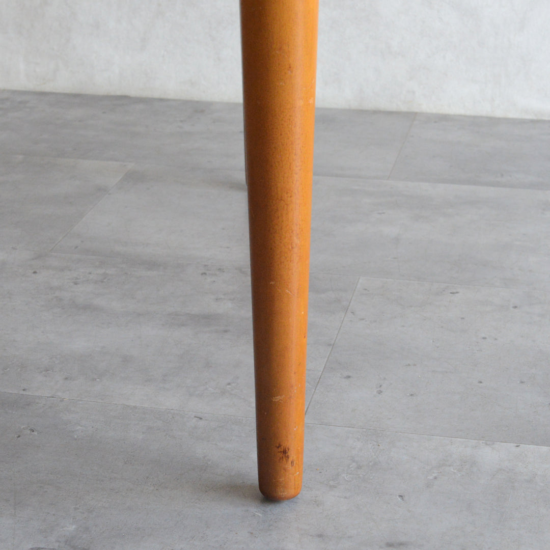 Ｔ様見学予約商品　Jentique コンパクト エクステンション ラウンドテーブル12(天板剥離再塗装済)