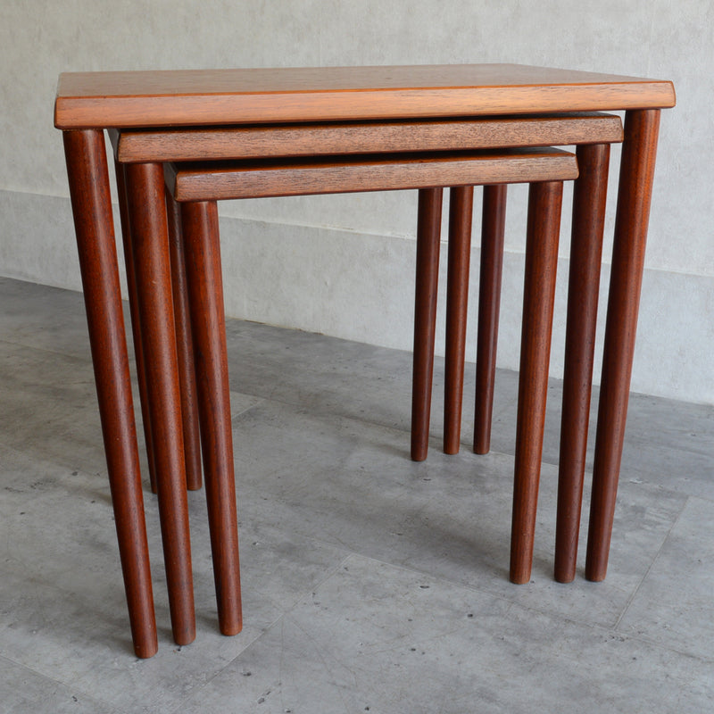 60S チーク ネストテーブル 03