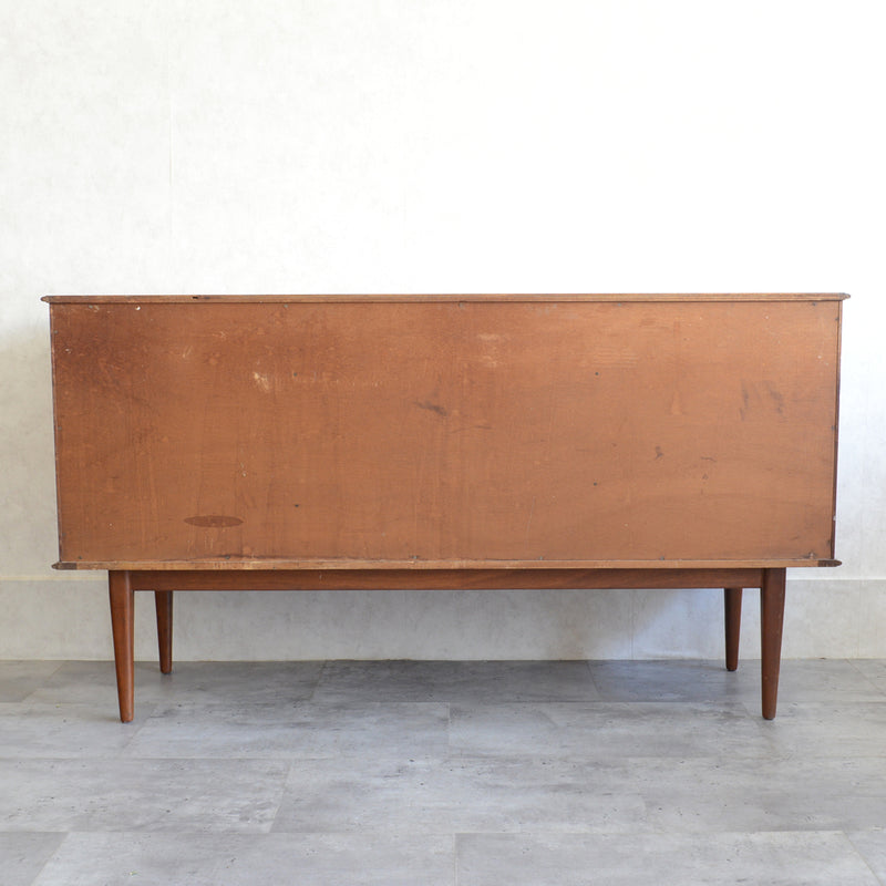 60S イギリス ヴィンテージ ショートサイドボード 49 (天板剝離再塗装済）