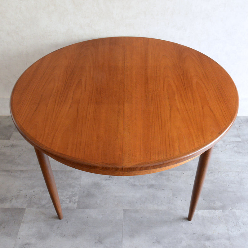 G-PLAN ジープラン エクステンション ラウンドテーブル92 (天板剥離再塗装）