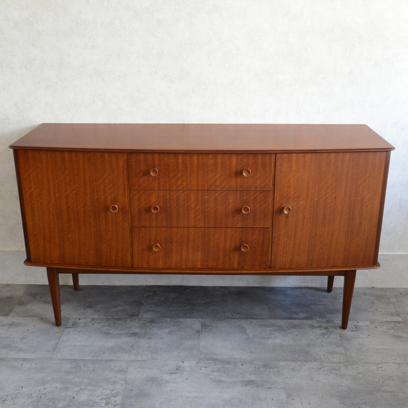 60S イギリス ヴィンテージ ショートサイドボード 49 (天板剝離再塗装済）