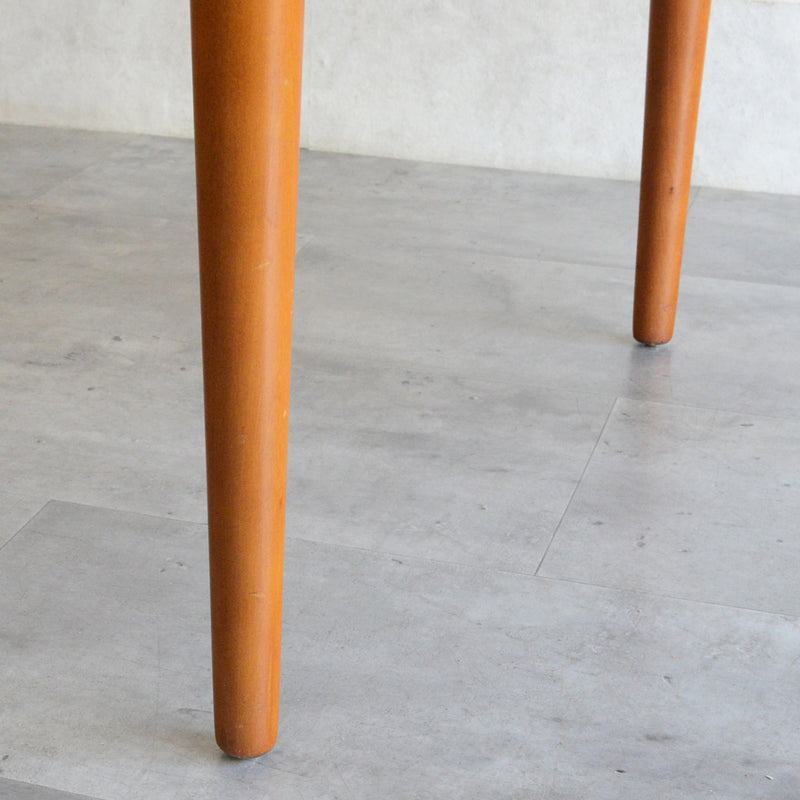 Ｔ様見学予約商品　Jentique コンパクト エクステンション ラウンドテーブル12(天板剥離再塗装済)