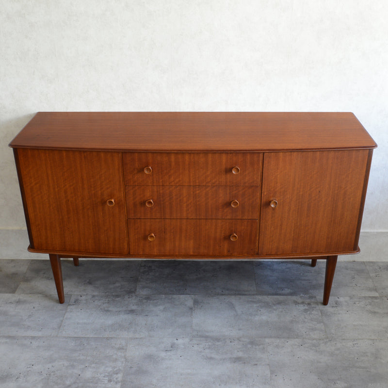 60S イギリス ヴィンテージ ショートサイドボード 49 (天板剝離再塗装済）