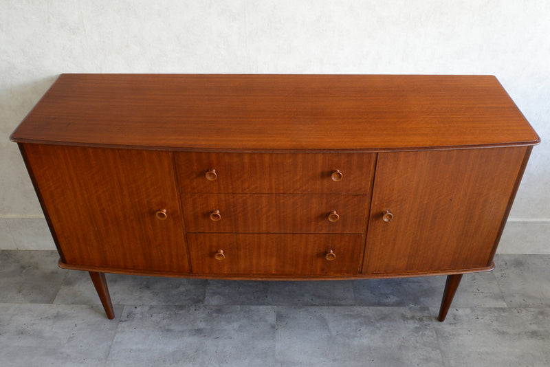 60S イギリス ヴィンテージ ショートサイドボード 49 (天板剝離再塗装済）