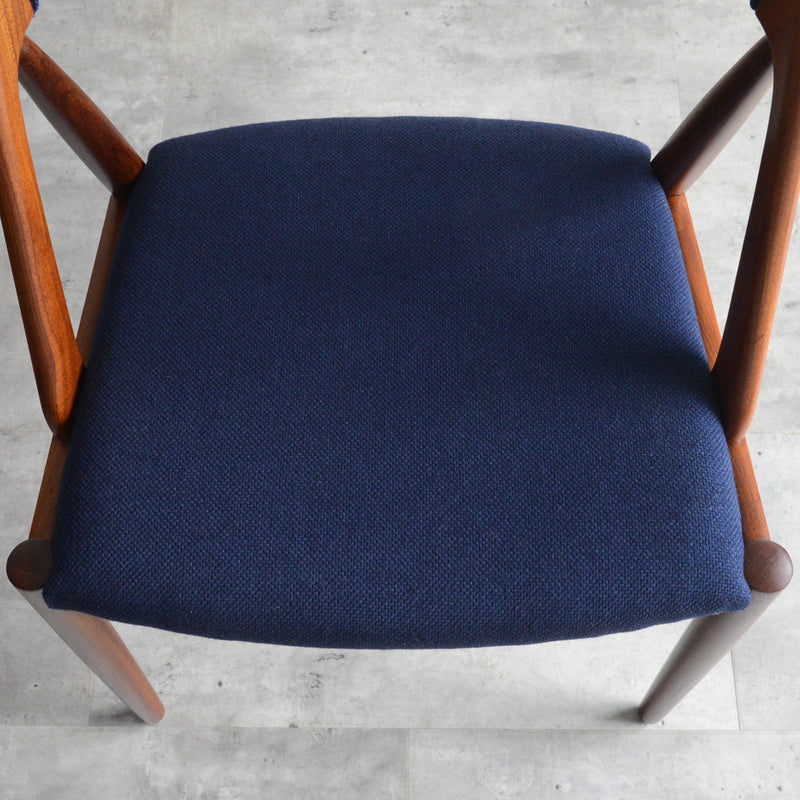 デンマークヴィンテージ Kai Kristiansen カイクリスチャンセン NV31チェア 5-52(張替済ネイビー）