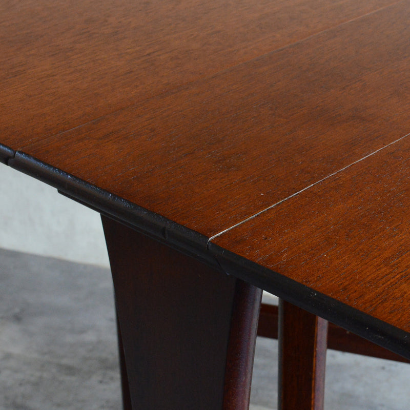 ミッドセンチュリー ヴィンテージ　ゲートレッグ  ダイニングテーブル 29(天板剝離再塗装済）